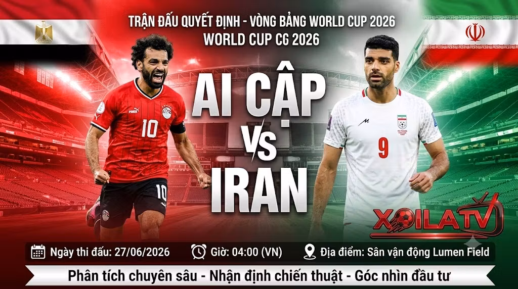 Nhận định Ai Cập vs Iran (04h00, 27/06): “Pharaoh” áp đặt thế trận, bẻ gãy khối bê tông